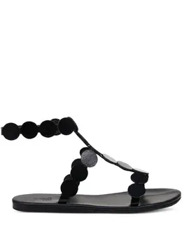 Ancient Greek Sandals: Чёрные сандалии 