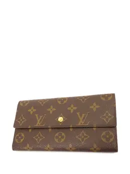 Louis Vuitton Pre-Owned: Коричневый кошелёк 