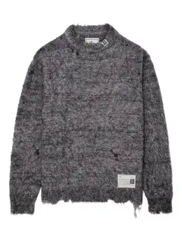 Maison MIHARA YASUHIRO: Рваный свитер 