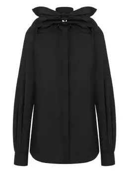 Moschino: Рубашка с бантом 