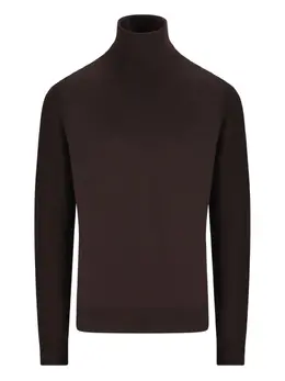 Loro Piana: Коричневый свитер 