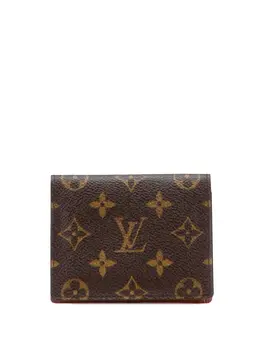 Louis Vuitton Pre-Owned: Коричневый картхолдер 