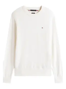 Tommy Hilfiger: Белый свитер 
