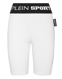 Plein Sport: Белые легинсы 