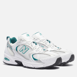 New Balance: Белые кроссовки 