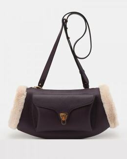 Coccinelle: Фиолетовая сумка 