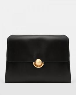 FURLA: Чёрная сумка 