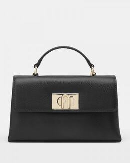 FURLA: Чёрная сумка 