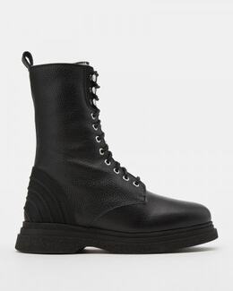Pollini: Чёрные ботинки 