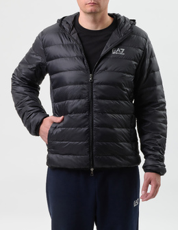 EA7 EMPORIO ARMANI: Чорні пуховики 