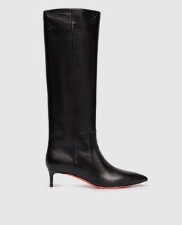 Santoni: Чёрные сапоги 