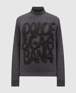 Dolce&Gabbana: Серый свитер 