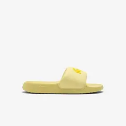 LACOSTE: Жёлтые шлёпанцы 