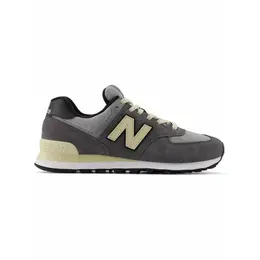 New Balance: Серые кроссовки  574