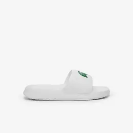 LACOSTE: Белые шлёпанцы 