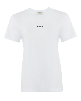 MSGM: Белая футболка 