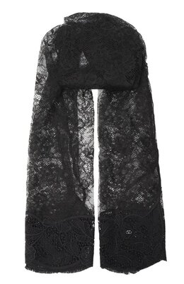 Valentino: Чёрный шарф 