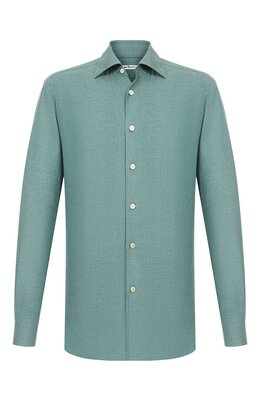 Kiton: Зелёная рубашка 