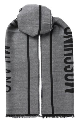 Moschino: Серый шарф 