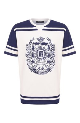 Balmain: Хлопковая футболка 