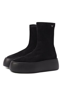 Giuseppe Zanotti Design: Чёрные ботинки 