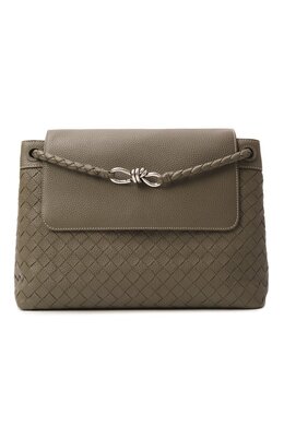 Bottega Veneta: Сумка цвета хаки 