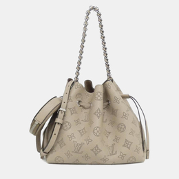 Louis Vuitton: Бежевая сумка 