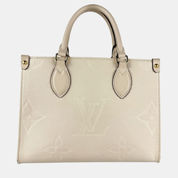 Louis Vuitton: Бежевая сумка 