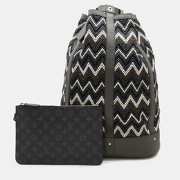 Louis Vuitton: Серый рюкзак 