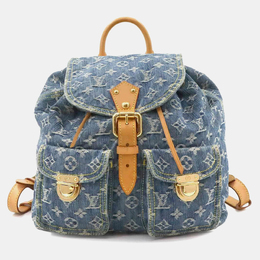 Louis Vuitton: Голубой рюкзак 