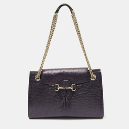 Gucci: Фіолетові сумки 