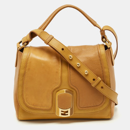 Fendi: Жёлтая сумка 