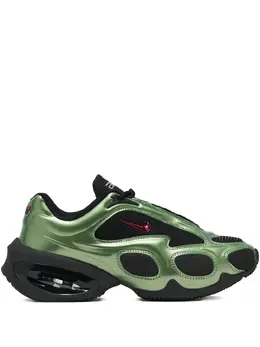 Nike: Зелёные кроссовки  Air Max
