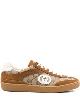 Gucci Pre-Owned: Бежевые кроссовки 
