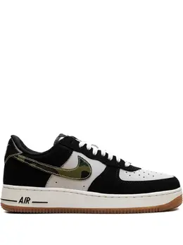 Nike: Чёрные кроссовки  Air Force 1 Low Retro