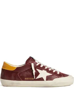 Golden Goose: Бордовые кроссовки  Ball Star