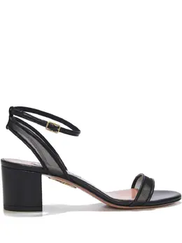 Aquazzura: Чёрные сандалии 