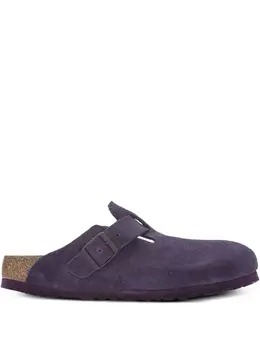 Birkenstock: Фиолетовые сабо 
