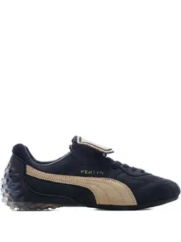 PUMA: Чёрные кроссовки 