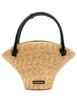 Balenciaga Pre-Owned: Коричневая сумка-шоппер 