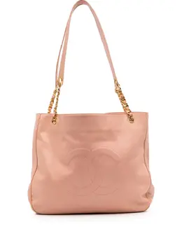 CHANEL Pre-Owned: Розовая сумка-шоппер 