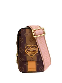 Louis Vuitton Pre-Owned: Коричневая сумка через плечо 