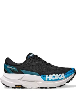 HOKA: Чёрные кроссовки 