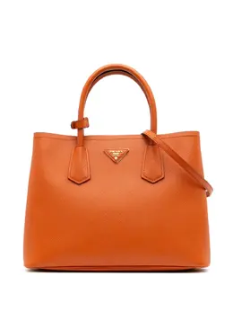 Prada Pre-Owned: Оранжевая сумка 