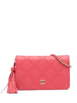 CHANEL Pre-Owned: Розовый кошелёк 