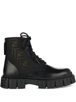 FENDI: Чёрные ботинки  Force