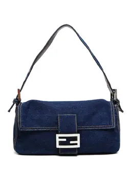 Fendi Pre-Owned: Голубая сумка 