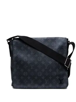 Louis Vuitton Pre-Owned: Чёрная сумка 