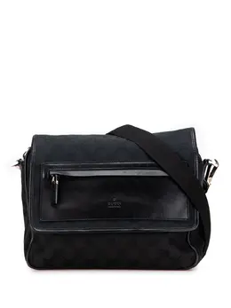 Gucci Pre-Owned: Чёрная сумка через плечо 