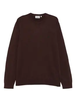Carhartt WIP: Коричневый свитер 